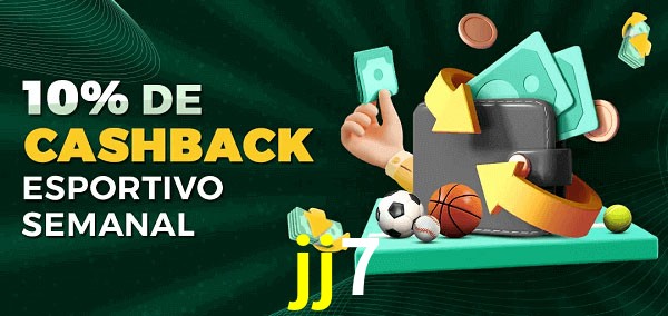 10% de bônus de cashback na jj7